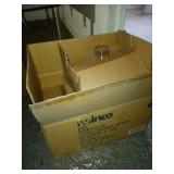 NEW CASE OF PLASTIC CONDIMENT JARS