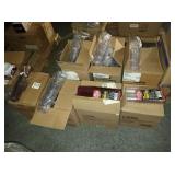 NEW BOXES OF ASSORTED PLASTIC