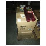 NEW BOXES RED PEBBLED TUMBLERS