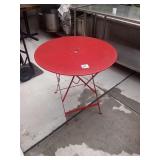 METAL OUTDOOR ROUND TABLES 30-1/2" DIA