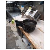 CAST IRON 6" SKILLETS