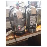 CHROME FIRE EXTINGUISHERS
