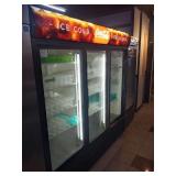 TRUE SELF CONTAINED 3 SLIDING DOOR REFRIGERATOR