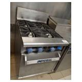 IMPERIAL GAS 4 BURNER STOVE WITH OVEN