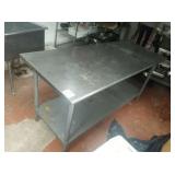 72" X 30" SS TABLE
