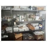 METRO RACKS WITH ASSORTED CONTENTS