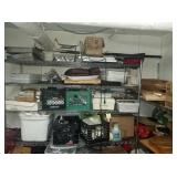METRO RACKS WITH ASSORTED CONTENTS