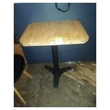 WOOD TOP 2 SEAT TABLES