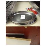 10" SS OVAL TRAYS
