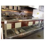 SNEEZE GUARD 94" X 18" X 8"