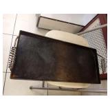 PORTABLE CAST IRON FLAT TOP GRILL TOP 24"