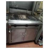 WOLF 3 FT GAS CHAR GRILL WITH  CABINET BASE