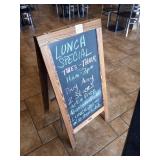 SANDWICH MENU BLACKBOARD