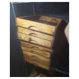 WOOD DOUGH BINS