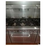 6 BURNER GAS STOVE WITH OVEN