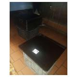 LOT OF 19 SICILIAN TRAYS 16"