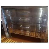 BAKERS PRIDE Y-600 SIX PIE GAS PIZZA OVENS