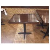 2 SEAT TABLES SPIDER BASE