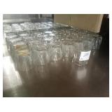 LOT OF 81 ON THE ROCK GLASSES