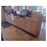 WOOD FRONT COUNTER 117" X 21" X 42"