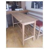 SET HIGHTOP TABLE & BENCH 72" X 41"