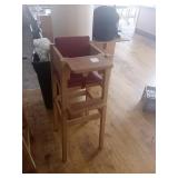 SOLID WOOD EXTRA TALL HIGH CHAIR