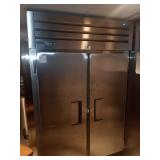 TRUE 2 DOOR SELF CONTAINED REFRIGERATOR ON WHEELS