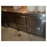 6 DRAWER REMOTE LOWBOY & COUNTER 105" X 32"