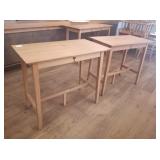 4 FT WOOD HIGH TOP TABLES