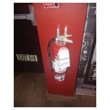 RED FIRE EXTINGUISHER