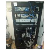 AV CASE WITH CONTENTS