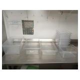 ASSORTED PLASTIC BINS