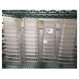 LOT OF 31 PLASTIC BINS