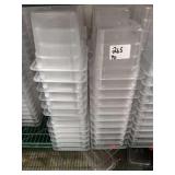 LOT OF 90 PLASTIC BINS