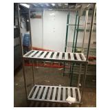 ALUMINUM DUNNAGE RACK 3 SHELVES