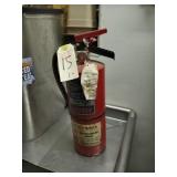 RED FIRE EXTINGUISHER