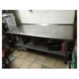 72" X 30" SS TABLE