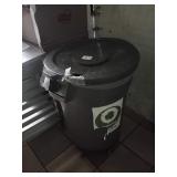 TRASH CAN WITH DOLLY & LID