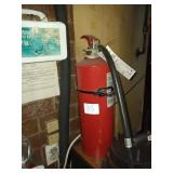 RED FIRE EXTINGUISHER