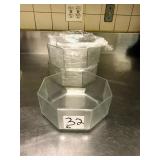 LOT OF 16 GLASS BOWLS 9"