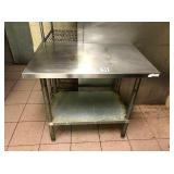 SS TABLE 36" X 24" X 34"