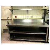 SS CABINET WITH CAN OPENER 72" X 30"