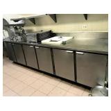 6 DOOR REMOTE LOWBOY FREEZER 135" X 33"