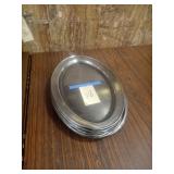 18" OVAL SS TRAYS