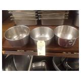 SMALL ASSORTED SS BOWLS