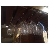 LOT OF 17 WINE GLASSES