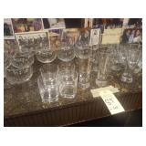 LOT ASSORTED GLASSES