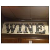 WINE SIGN WITH LIGHTS