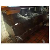 6 FT BAR UNIT - SINK & ICE BIN & DRAINBOARD