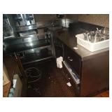 L-SHAPED SS COUNTER 78" X 78" - FOR SCRAP